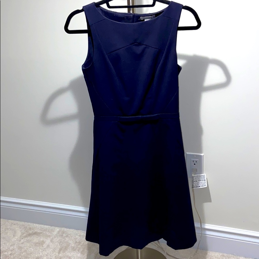 H&M dark blue dress